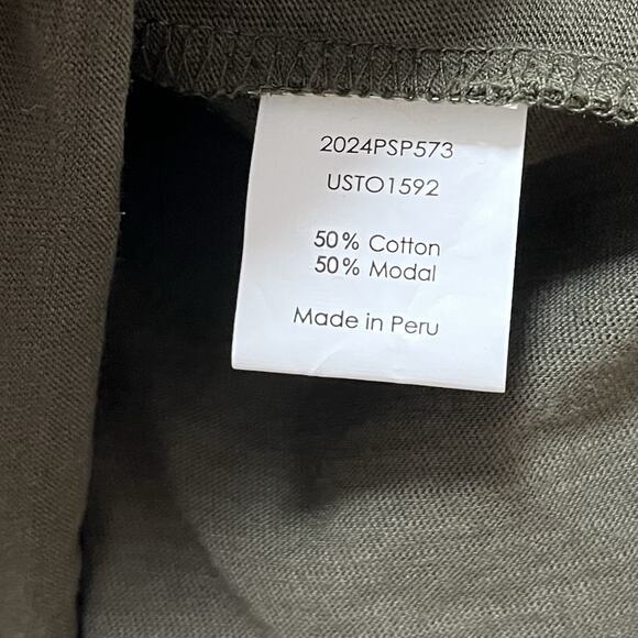 Universal Standard Light As Air Long Sleeve Top Size 14 Green Capsule Layers NWT - Picture 4 of 5